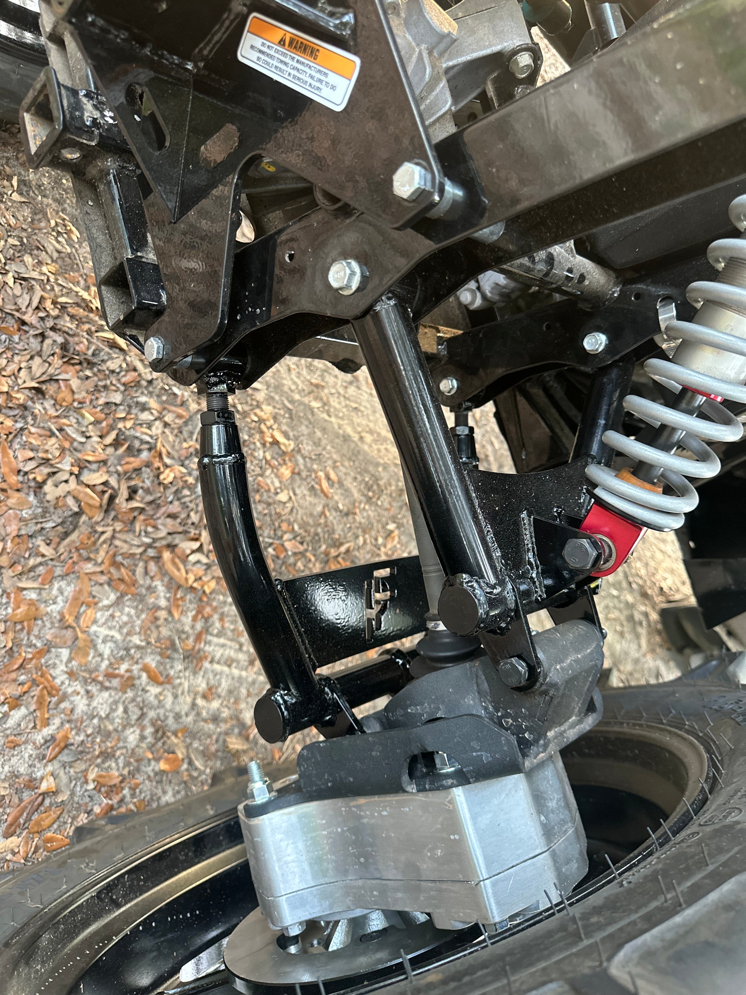 Rear raked & adjustable pioneer 500/520 arms